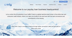 Desktop Screenshot of credy.com